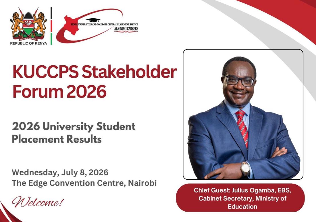 KUCCPS 2026 University Placement Results - Live