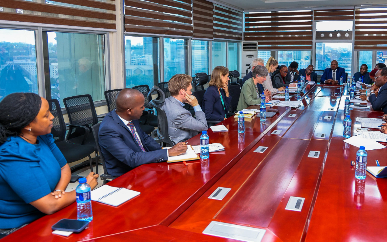 Dr Chris Kiptoo  Meeting with Maren Kneller Head of Development Cooperation at the German Embassy