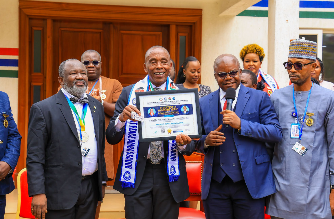 Kimani Wamatangi Awarded International Eminent Peace Ambassador - Image 1