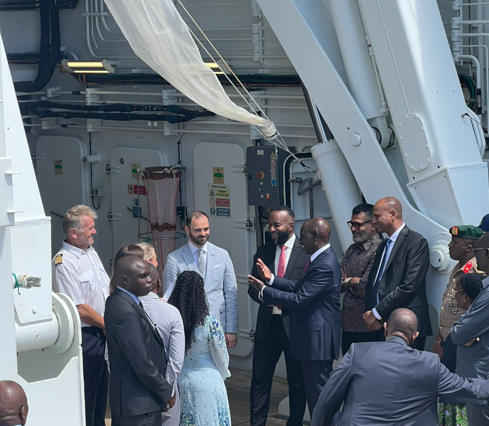 President William Ruto Tours Dr Fridtjof Nansen Research Vessel in Mombasa Port - Image 5