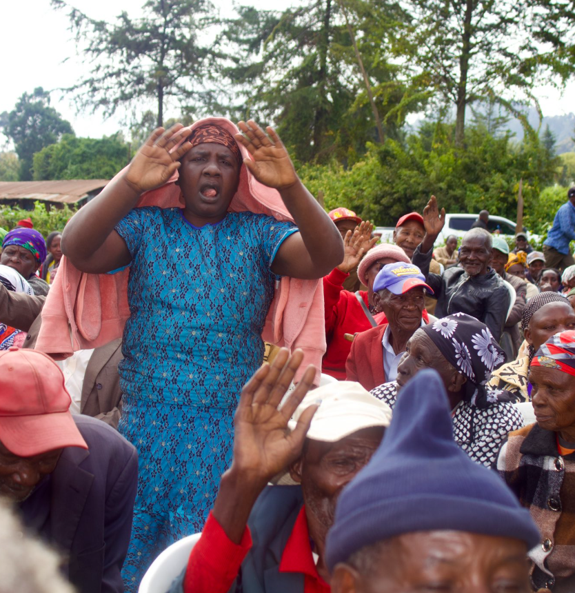 PS Joseph Motari leads Inua Jamii enrollment exercise in Ol Kalou Sub-County - Image 4
