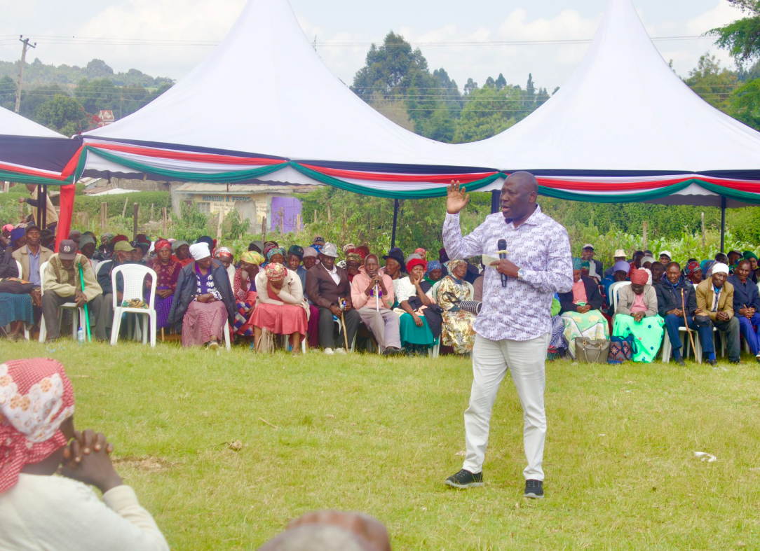 PS Joseph Motari leads Inua Jamii enrollment exercise in Ol Kalou Sub-County - Image 1