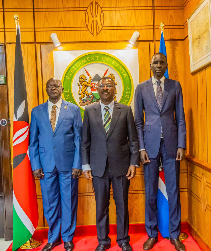 Speaker Moses Masika Wetangula Meeting with Joseph Ngere Paciko Speaker of TNLA South Sudan - Image 2