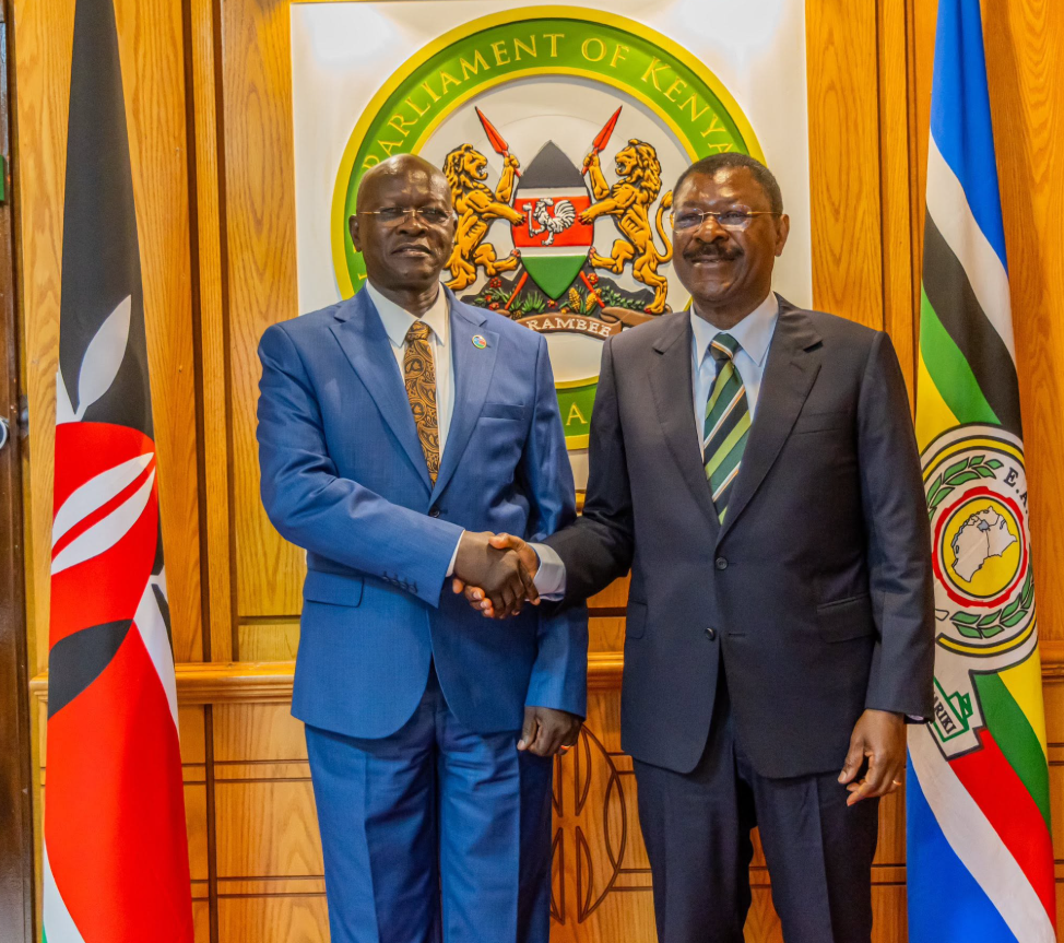Speaker Moses Masika Wetangula Meeting with Joseph Ngere Paciko Speaker of TNLA South Sudan - Image 1